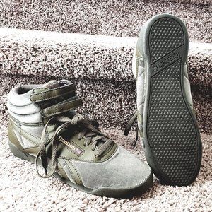 Velvet Reebok High Top Sneakers